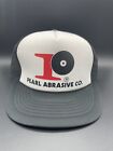 Vintage Pearl Abrasive Co. Black & White Trucker Mesh Snapback Hat