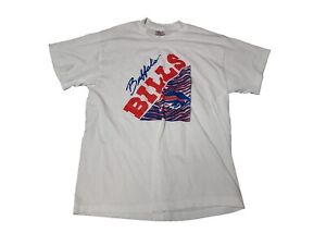 Vintage Buffalo Bills NFL  T-Shirt White Sz.XL