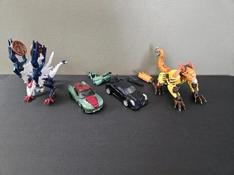 Transformers Prime Figure Lot - Beast Hunters Predacons, Vehicon, Knockout Cover