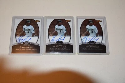 2008 Topps Finest Moments Hanley Ramirez #FMA-HR Auto - Image 1 of 2