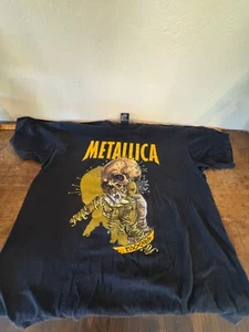 Camiseta De Colección Metallica Fixxxer Tour Band Pushead Gráfico XL Gigante Años 90 Metal EE. UU. - Imagen 1 de 8