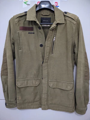 Chaqueta Maison Scotch Mujer S Oliva Botánica Estilo Militar Ocultar Botón Codo Foto 1 de 4