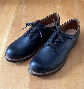 Exc+ Red Wing 8054 Foreman Oxford Black USA Made Derby Discontinued (2nd's) 9.5D - Picture 1 of 11