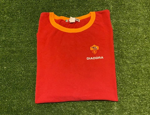 Vintage Diadorda Francesco Totti #10 Roma Soccer Jersey T-shirt XL Futbol Cover
