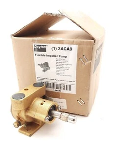 Dayton 3ACA9 Self-Priming Flexible Impeller Pedestal Pump 1/2" NPT 70ft Head - Picture 1 of 8