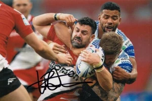 Rhys Williams Hand Signed Salford Red Devils 6x4 Photo Rugby League Autograph - Picture 1 of 1