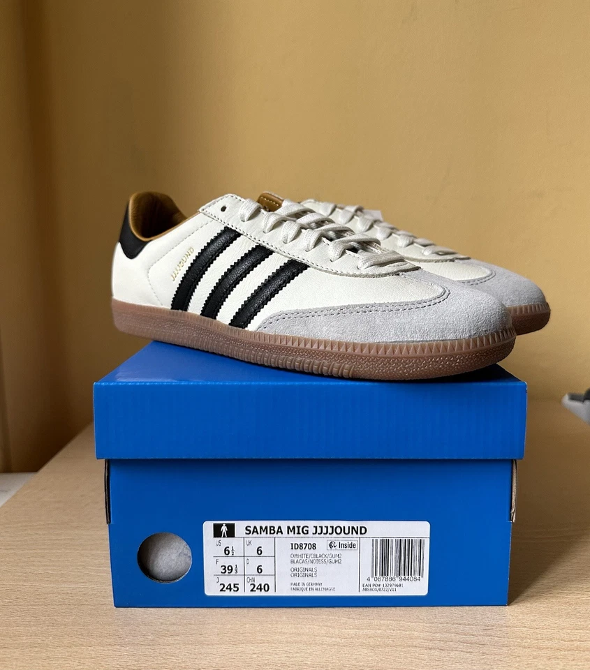 Adidas Samba OG JJJJound White - ID8708 - EU 36 2/3 - US 4 5 - Originali 100 