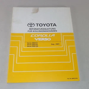 Manual De Taller Toyota Corolla Verso Carrocería Desde 09/2001 - Imagen 1 de 1