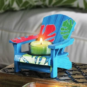 Yankee Candle Margaritaville Palm Adirondack Chair - Tea Light Holder- Brand New - Picture 1 of 3
