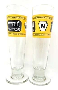 Sharp Edge Creek House Black and Gold Pittsburgh 14.5 oz Tall Beer Glass Set of - Picture 1 of 1
