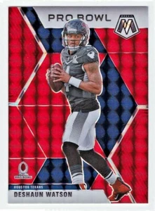 Deshaun Watson Houston Texans 2020 Mosaic Red Prizm Parallel Pro Bowl Card - Picture 1 of 2