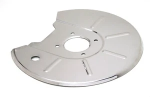 MG NUEVO PAR MGB DISCO DE FRENO PLACAS TRASERAS ACERO INOXIDABLE PROTECTOR ANTIPOLVO - Imagen 1 de 2