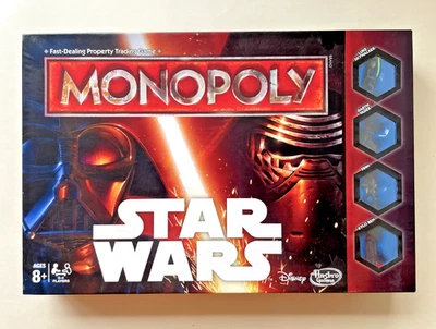 Star Wars Monopoly Game (Hasbro, Parker Bros, Board Game, Opened But Not Used) - Image 1 of 4