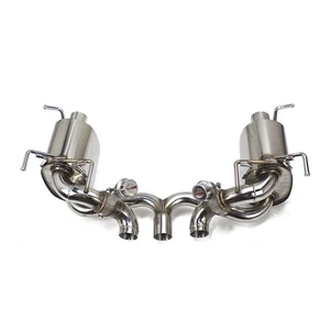 Rev9 SS Valve-controlled Cat-back Exhaust For Ferrari 458 Italia/Spider 10-15 - Picture 1 of 10