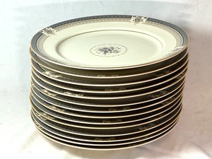 14 MIKASA GRANDE IVORY TROPEZ L5504 SALAD PLATES MINT CONDITION -FREE SHIP - Picture 1 of 4