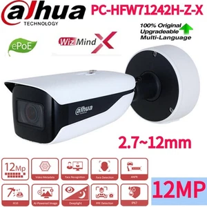 Dahua IPC-HFW71242H-Z-X 12MP 2.7~12mm Motorized WizMind Face ANPR PoE IP Camera - Picture 1 of 5
