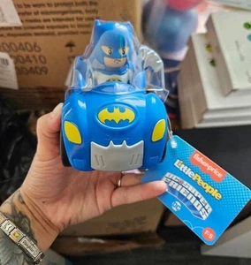 Fisher Price Little People Batman Batmobile DC Super Friends Neu Spielzeug Auto - Bild 1 von 3