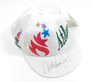 Nadia Comaneci Signed 1996 Olympics Atlanta Starter Hat w/ Tag Auto - Picture 1 of 4