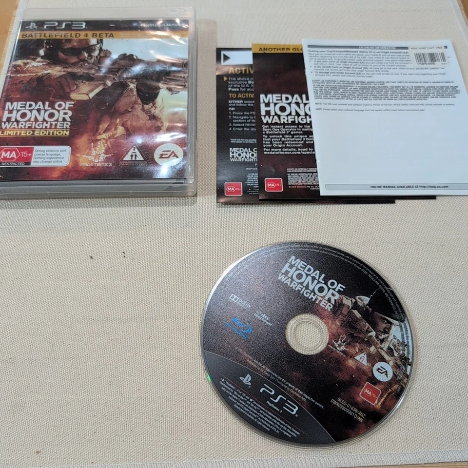 Medal Of Honor: Warfighter Limited Edition Sony PlayStation 3 PS3 Complete  - Image 1 of 1