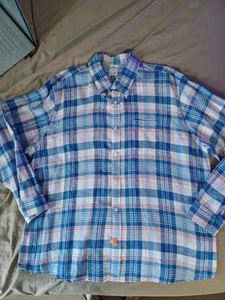 Brooks Brothers Regent Fit Men’s 2XL Button Shirt 100% Linen Lightweight Modern - Picture 1 of 5