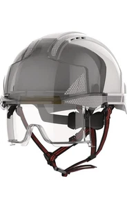JSP Industriekletterhelm EVO® VISTAlens® Dualswitch™ weiß/rauch ABS EN 397, E... - Bild 1 von 2
