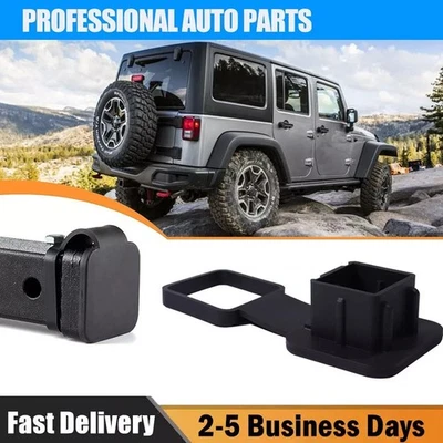 Fit BMW 2" Hitch Cover Rubber Tow Trailer Receiver Tube Plug Cap 4-Way Insert Foto 1 de 4