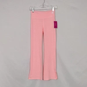 NWT Layer 8 Big Girls Pink Candy Flare Leggings Size Medium - Picture 1 of 10
