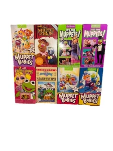 The Muppets VHS Lot (8) The Muppet Babies Explore with Us Time To Play  - Bild 1 von 13