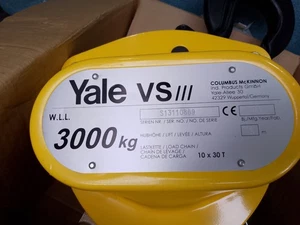 Yale VS iii 3000kg Manual Chain Hoist Lifting Chains NEW S13110869 - Picture 1 of 5