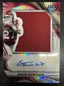 2024 Bowman's Best University - Prospect Jumbo Relic Autographs Gavin Sawchuk - Picture 1 of 2
