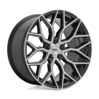 22x10 Niche M262 MAZZANTI Gloss Black Wheel 5x112 (35mm) Set of 4 - Image 1 of 4