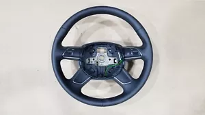 2013 - 2016 Audi A4 Steering Wheel Black Leather 4L0419091AC1KT Oem - Picture 1 of 4