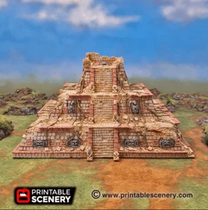 Pyramid of New Eden - Fantasy Terrain - Fantasy Jungle Tabletop Terrain  - Picture 1 of 8