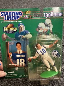 1998 NFL Starting Lineup Extended Series PEYTON MANNING Action Figure Colts New