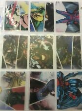 MARVEL UNIVERSE 2011 TRADING CARDS ACETETATE PARALLEL CARD LOT OF 16 CARDS