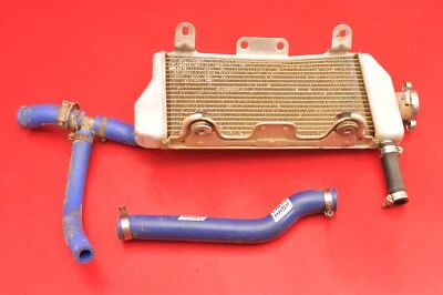 2007 07-09 YAMAHA YZ250F YZ 250F Right Side Radiator Cooling With Cap Hoses - Image 1 of 4