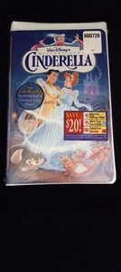 Aschenputtel VHS Walt Disney Meisterwerk Sammlung neu versiegelt, Klappschale - Bild 1 von 3