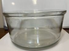 Mixing Bowl Large Clear Glass  Crest French Technology  Huge 13" Wide