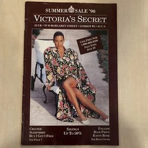 Vintage Victoria's Secret #10 Margaret st London W1 Summer Sale 1990 sexy cover - Imagen 1 de 12