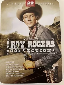 Roy Rogers 20 Classic Features Movie 4 DVD’s Discs Metal Case - Picture 1 of 5