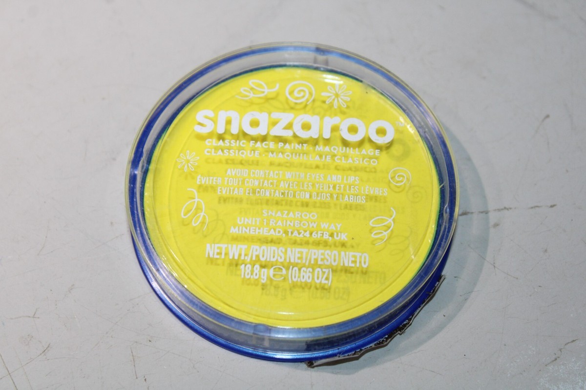 Pintura Facial Y Corporal Snazaroo, Maquillaje Para Halloween O Disfraces, Clásico, 18 Ml, Multicolor