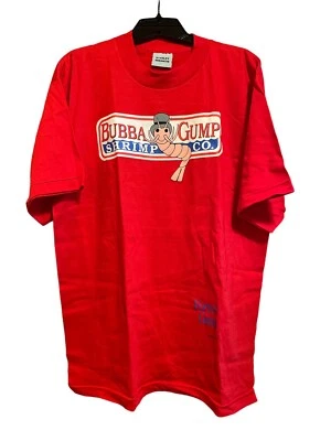 Винтажная футболка Stanley Desantis из фильма 90-х Bubba Gump креветка Forrest Gump большая - Изображение 1 из 4