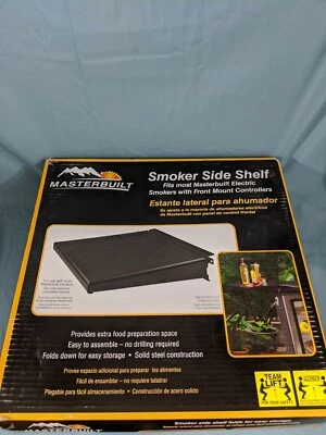 Masterbuilt MB20101613 20101613 Smoker Side Shelf, Black - Image 1 of 3