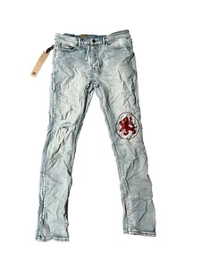 Ksubi Jeans Mens Chitch Slim Tapered Leg Mid-Long Rise Blue $240 Size 31/32 - Picture 1 of 5