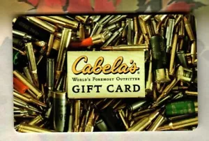 CABELA'S Assorted Shells and Bullets ( 2011 ) Gift Card ( $0 ) - Picture 1 of 2