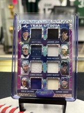 2023 Leaf In The Game Used Hockey Team Utopia 8 Card Game Used Patch /20