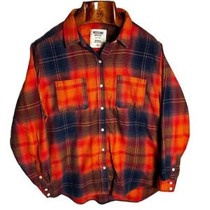 Mossimo Supply Co Women’s “Boyfriend Fit” Size XXL Long Sleeve Flannel Shirt - Picture 1 of 3