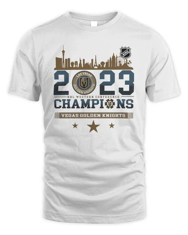 Golden Knights Hockey Western Conference Champs 2023 T Shirt Allsize S-3XL Cover