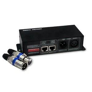 DC12V~24V LED RGBW DMX 512 Controller Decoder Dimmer 4 Channel 8A Stripe Light B - Picture 1 of 10