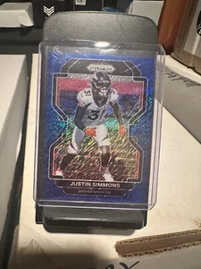 Justin Simmons Blue Shimmer/25 - Picture 1 of 2